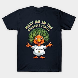 Funny broccoli thanksgiving turkey T-Shirt